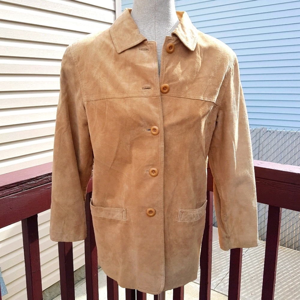 Nuage CGC collection leather blazer EUC